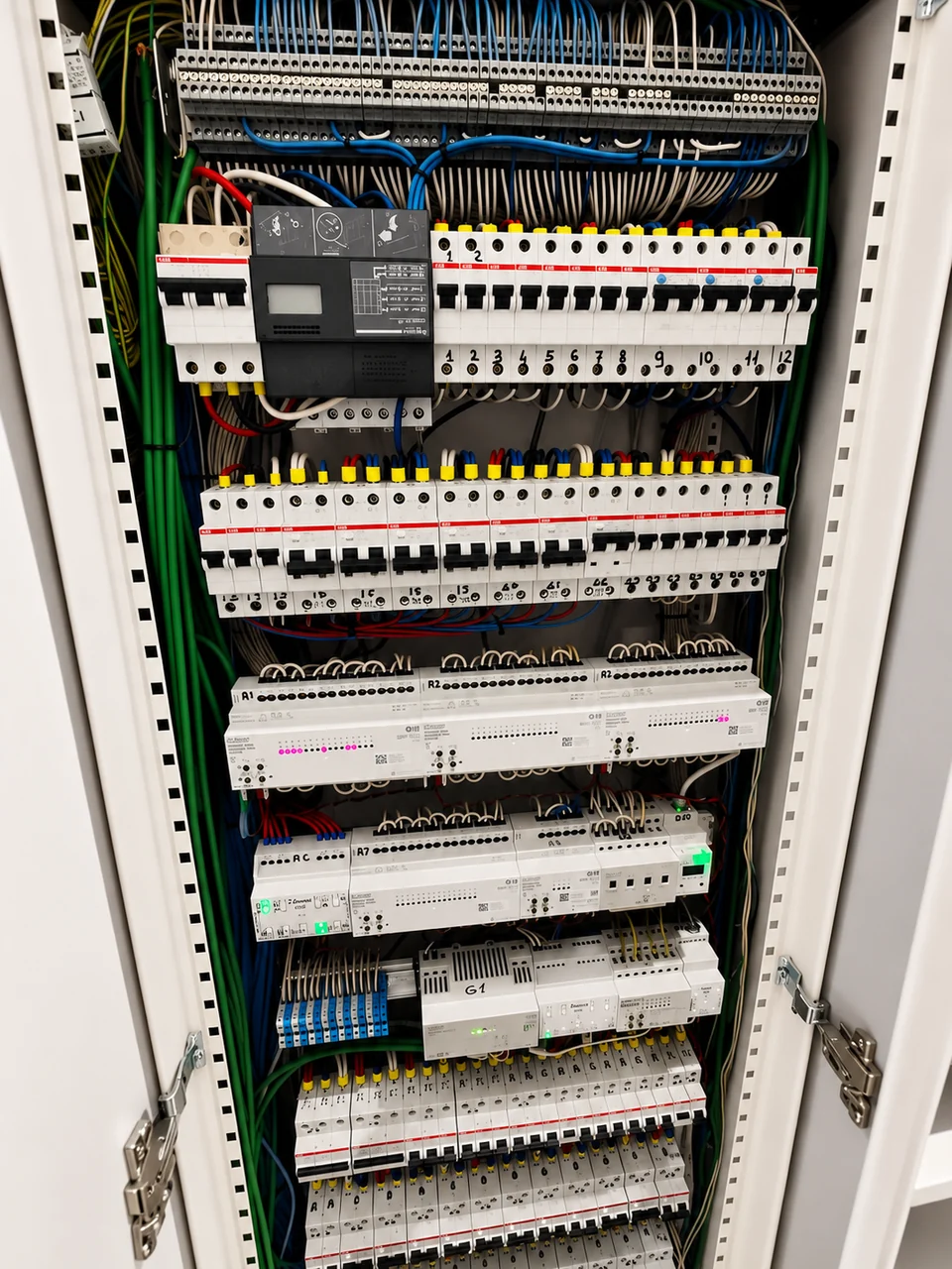 KNX modules inside automation panel